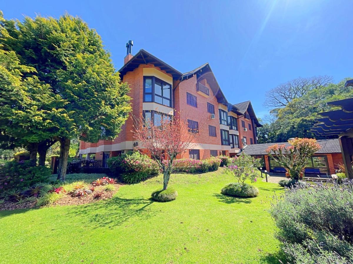 Aconchegante Apto 3 Dorm. Com Piscina Aquecida Gramado Exteriér fotografie
